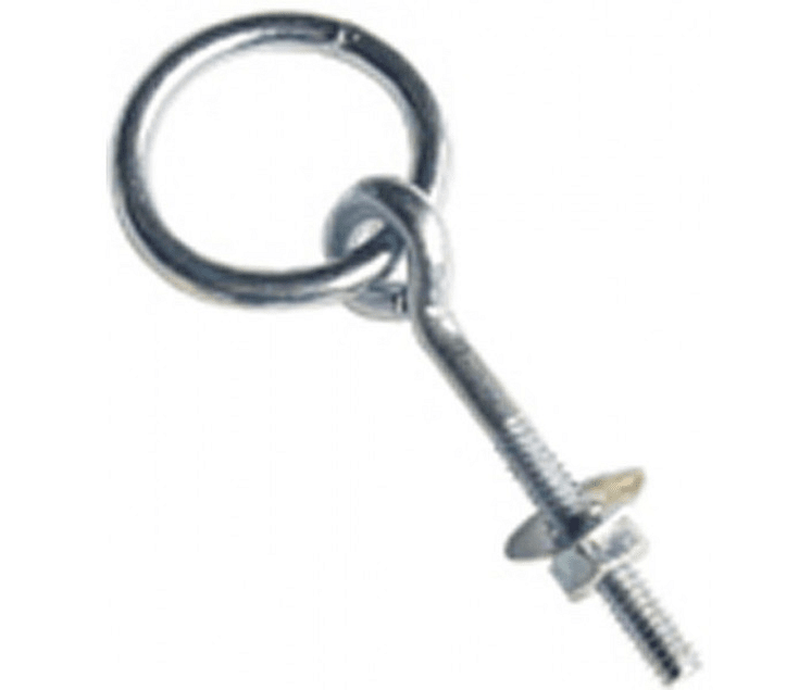 Armella con tuerca 1/4 x 2 1/2′
