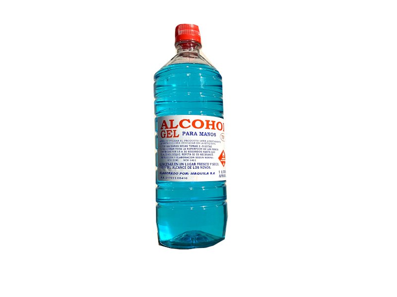 Alcohol gel botella 1 lt