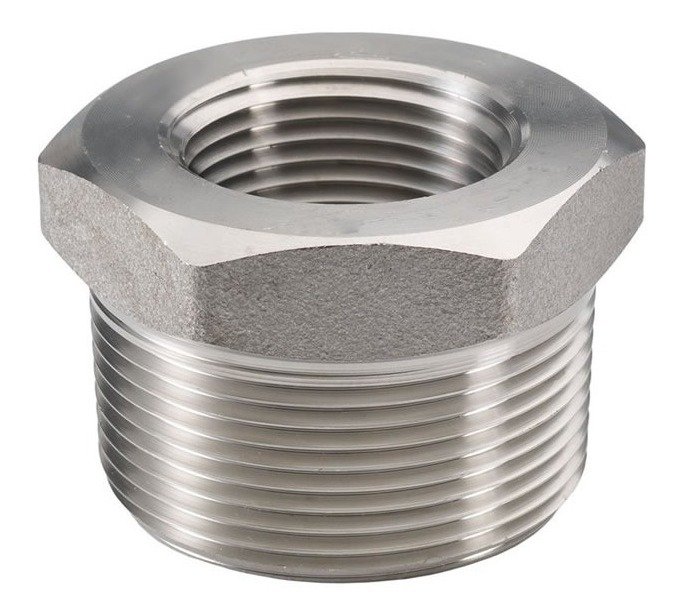 Bushing red. 3/8′ x 1/8′ npt ss316 150lbs inox’