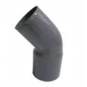 Codo pvc 110x45