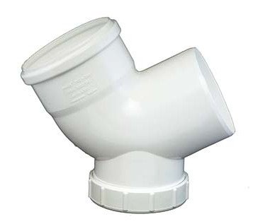 Codo registro 110 mm pvc