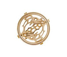 Rejilla pileta bronce red. chica
