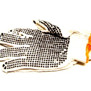 Guantes algodon c/puntos