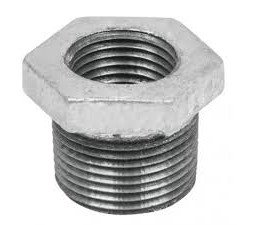 Bushing galvanizado 1/2 hi-3/4 he