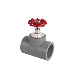 Llave paso ppr metalica manilla roja 32mm