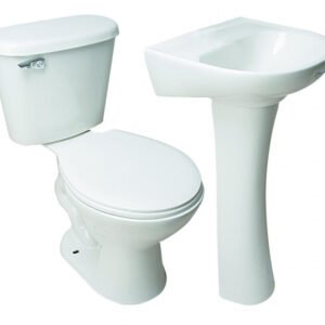 SALA DE BAÑO WC C/EST. LAVAT. Y PEDESTAL DE 30 CMS CELTIC FANALOZA