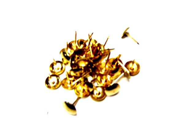 Clavos chinche amarillo/dorado caja 1000