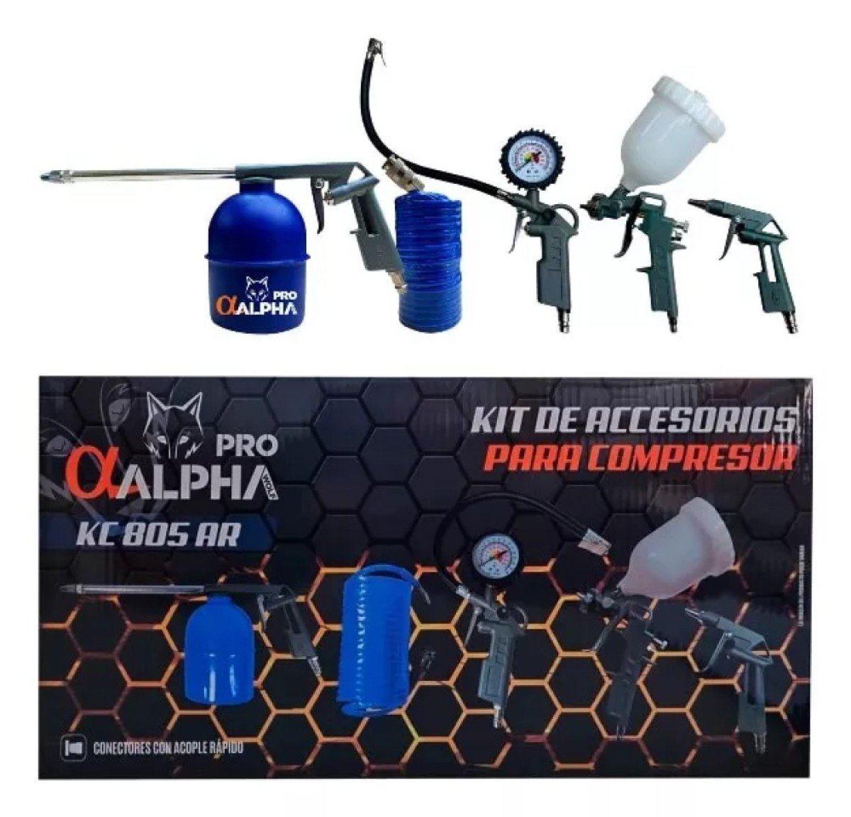 Kit compresor accesorios alpha