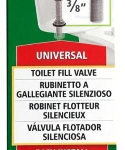 Valvula silencioso fluidmaster 3/8 plast. (400e)