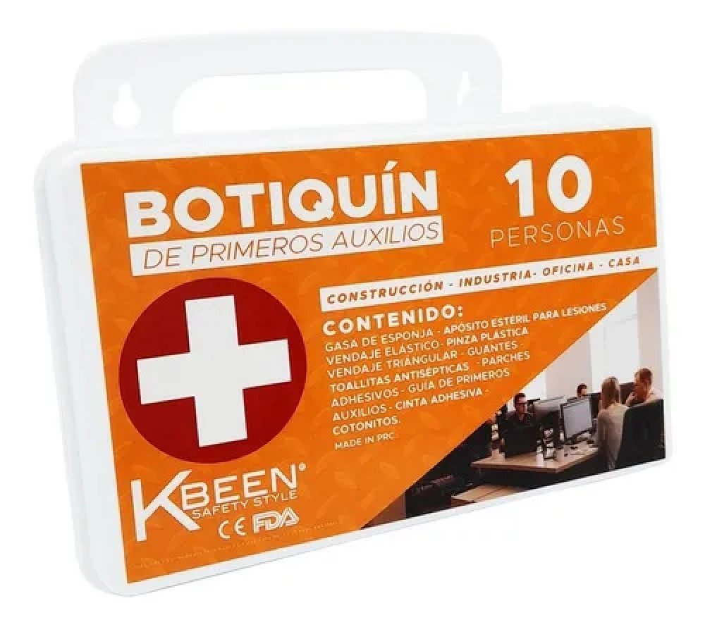 Botiquin 32 pzs (10 personas)
