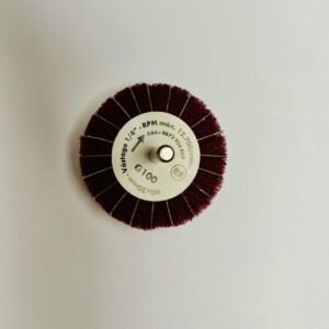 Rueda traslapada pulidora 60x20 grano 100 vastago 1/4 wurth