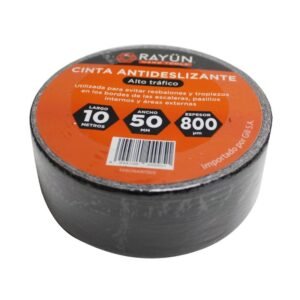 Cinta antideslizante 10mts x 50mm rayun