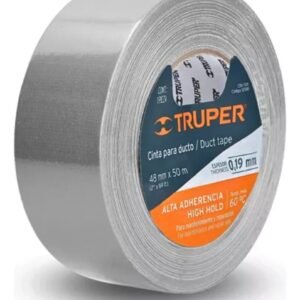 Cinta gris tela multiuso 50m (12588) truper