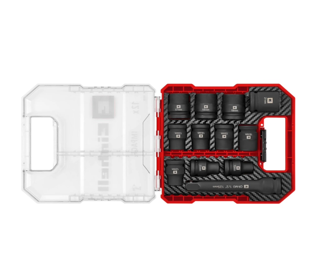 Juego dados de impacto 12 pzs einhell