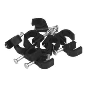 Grampa cordón coaxial 7,0mmrg6 negro mec bolsa