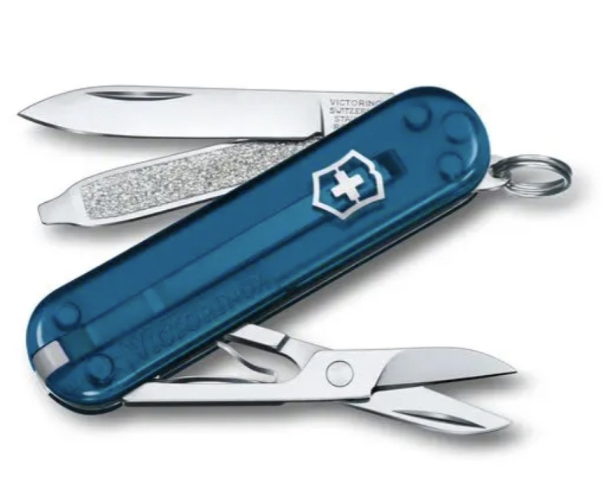 Cortapluma classic 58mm 7 fun. 0.6223.t61g sky high victorinox