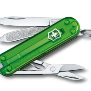 Cortapluma classic 58mm 7 fun. 0.6223.t41g green tea victorinox