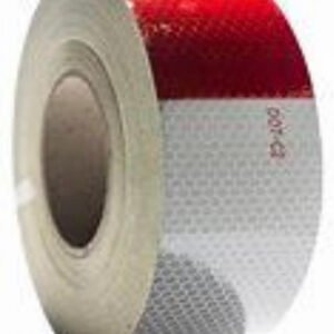Cinta reflectante roja/blanca 10mt