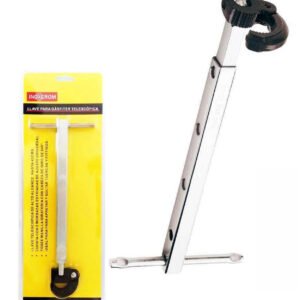 Llave gasfiter telescopica inoxcrom