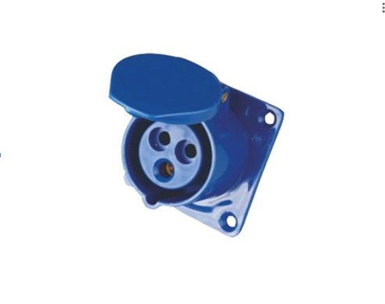 Enchufe hembra industrial 32a embutido 2p+t
