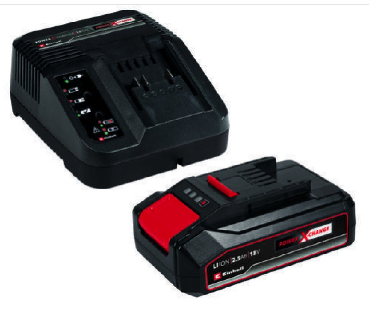Batería 2,5ah + cargador rápido einhell