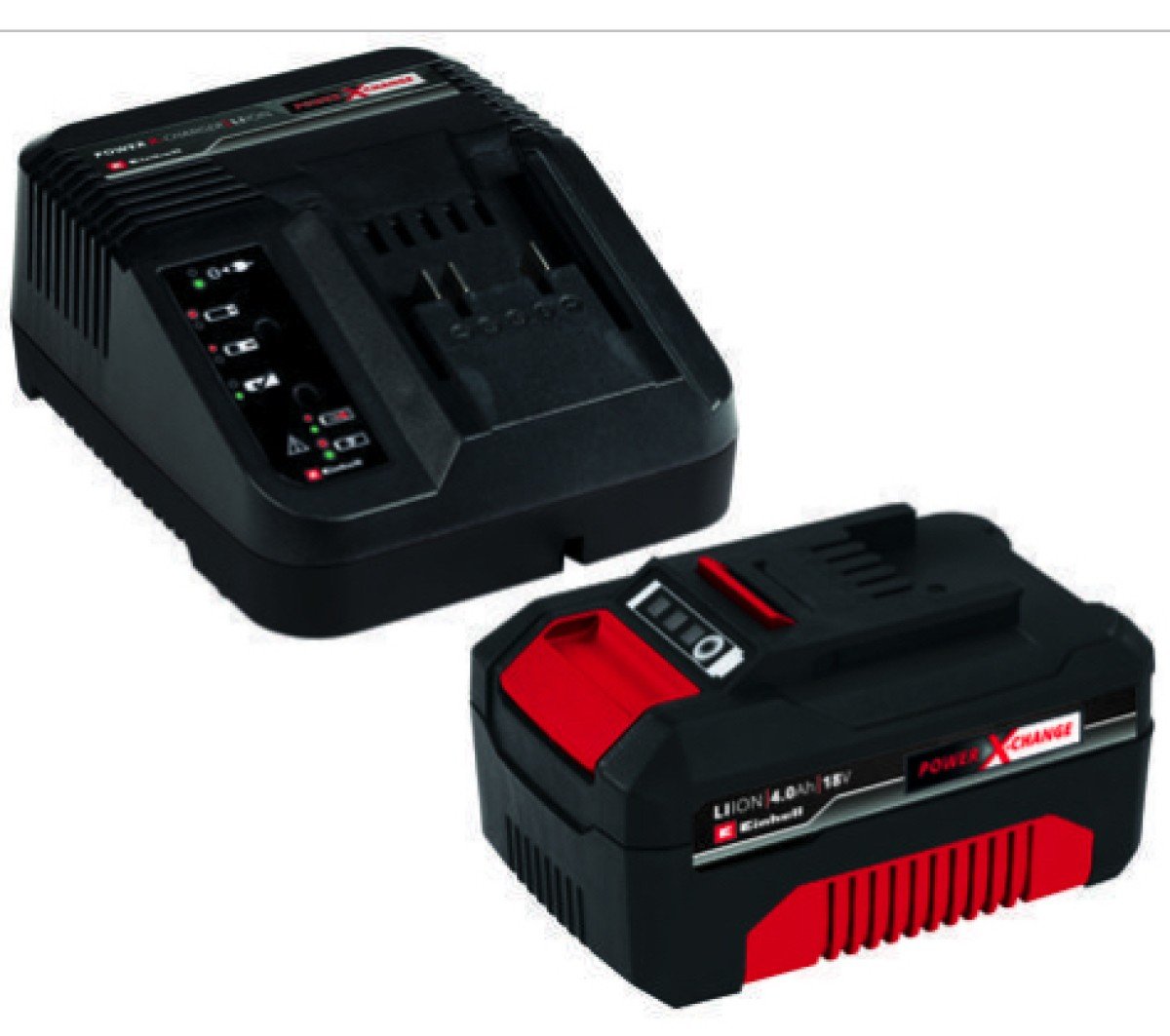 Batería 4,0 ah + cargador rápido einhell