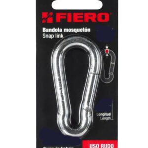 Mosqueton acero 4′ 350kg fiero