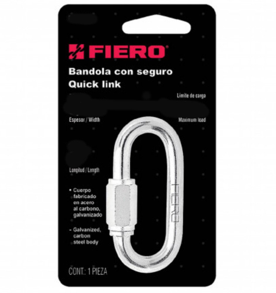 Union cadena 1/2x 4′ 1500kg fiero