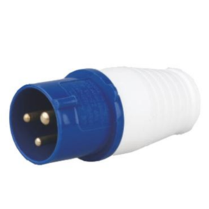 Enchufe macho industrial 16a volante 2p+t