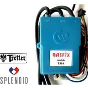 Modulo de encendido azul con bujia