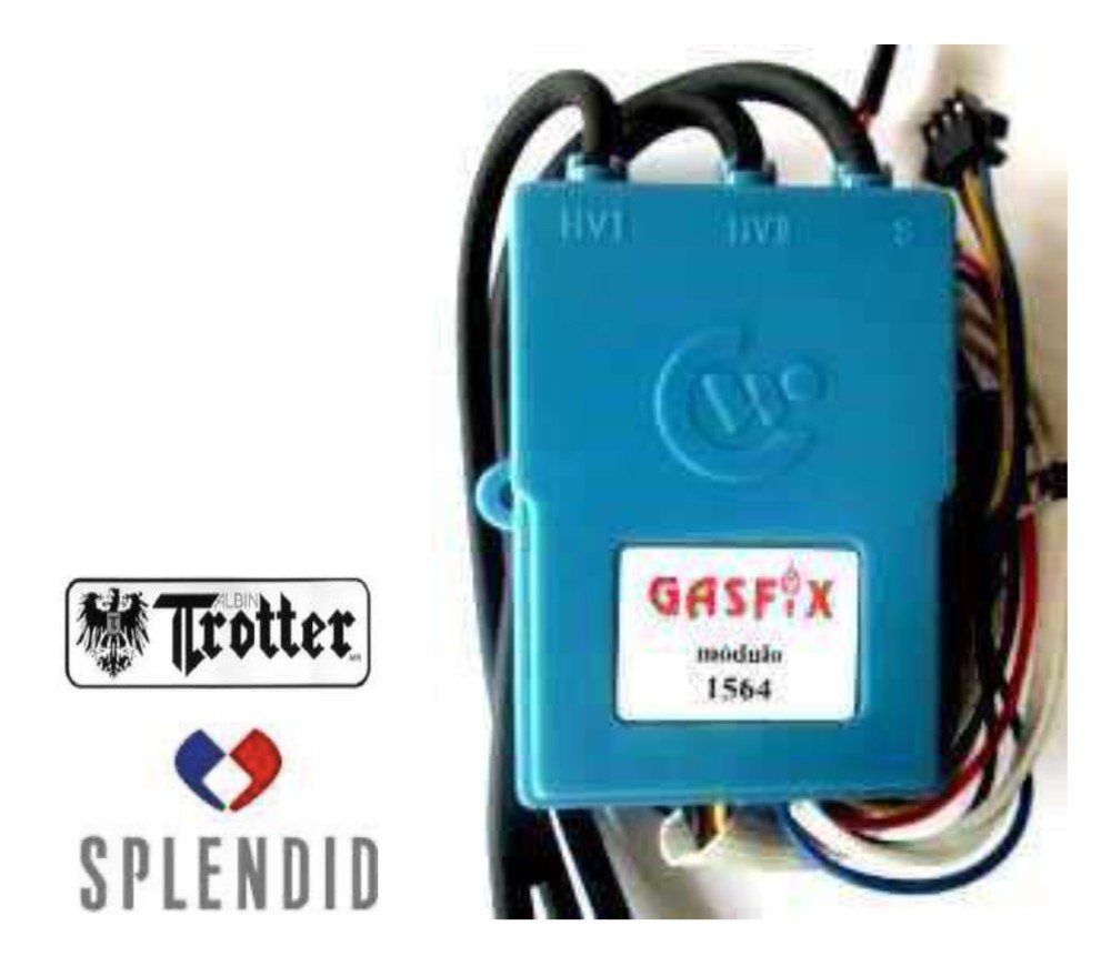 Modulo de encendido azul con bujia