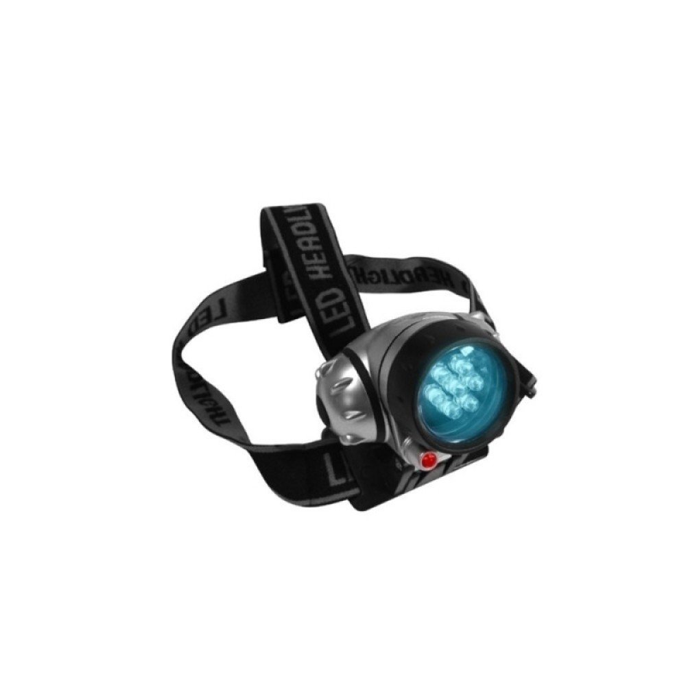 Linterna cabeza 7+2 led orientable