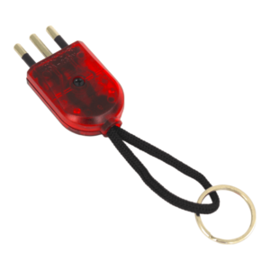 Probador de corriente llavero busca fase 220 a 250v rojo