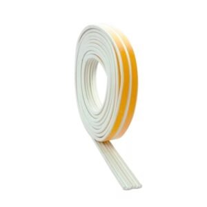 Burlete perfile e heavy duty epdm blanco rayun