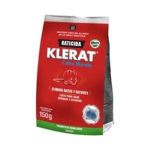 Raticida klerat pasta cebo (150 grs 15 bolsitas)