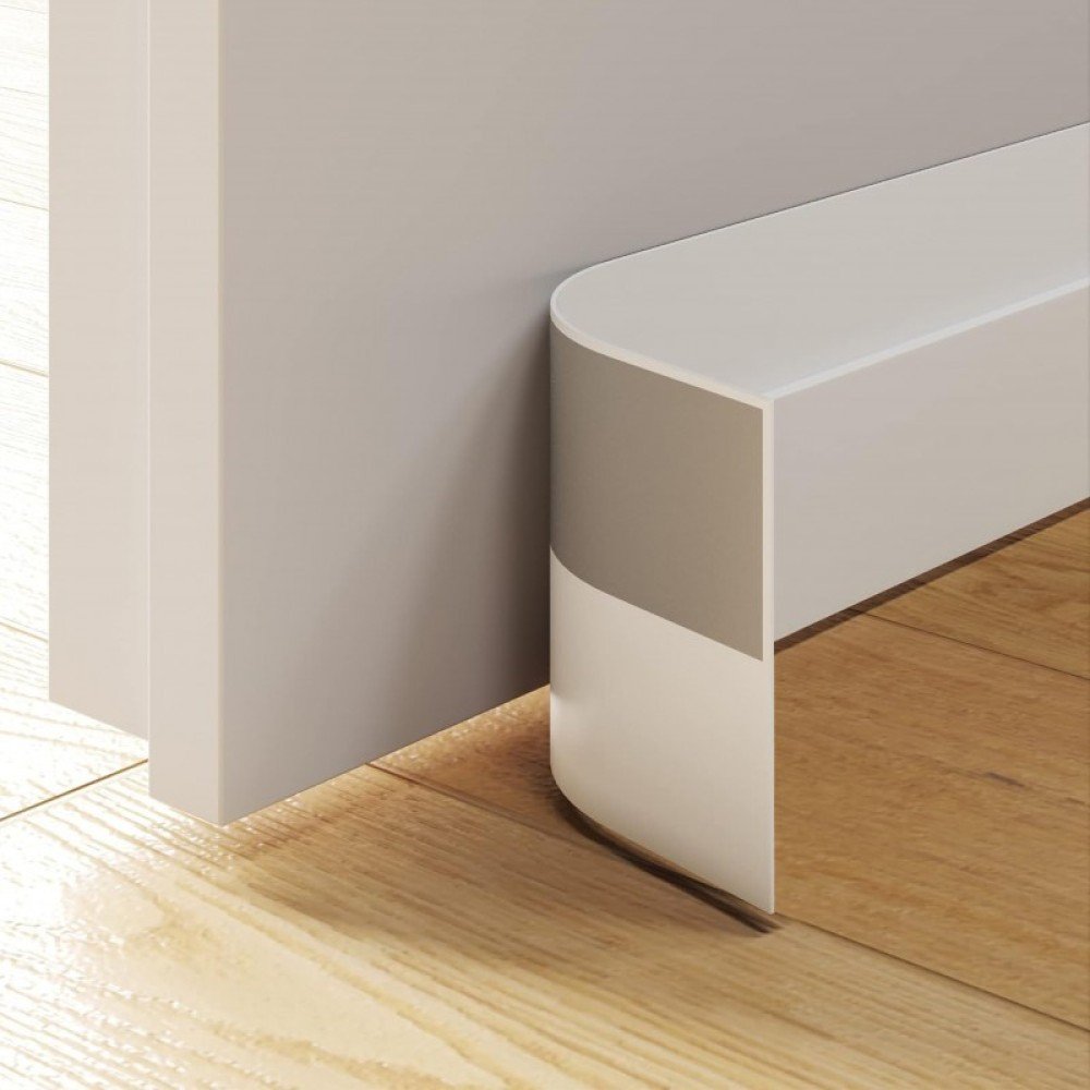 BURLETE SELLO FLEXIBLE PARA PUERTAS BLANCO RAYUN - Imagen 2