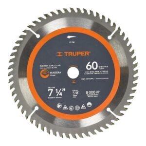 Sierra circular 7 1/4 x 60 d melamina truper