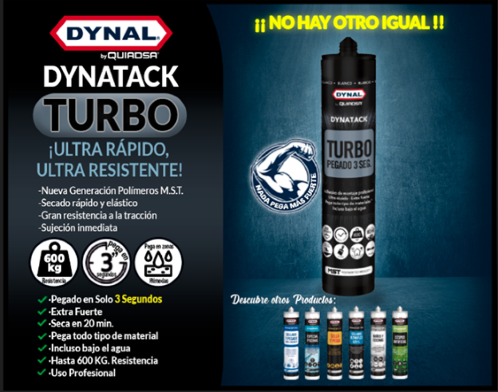 Dynatrack turbo blanco pomo 290 ml dynal